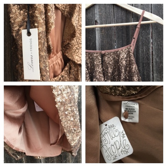 NEW Free People Sunkissed Sequin Mini Dress - Picture 12 of 16